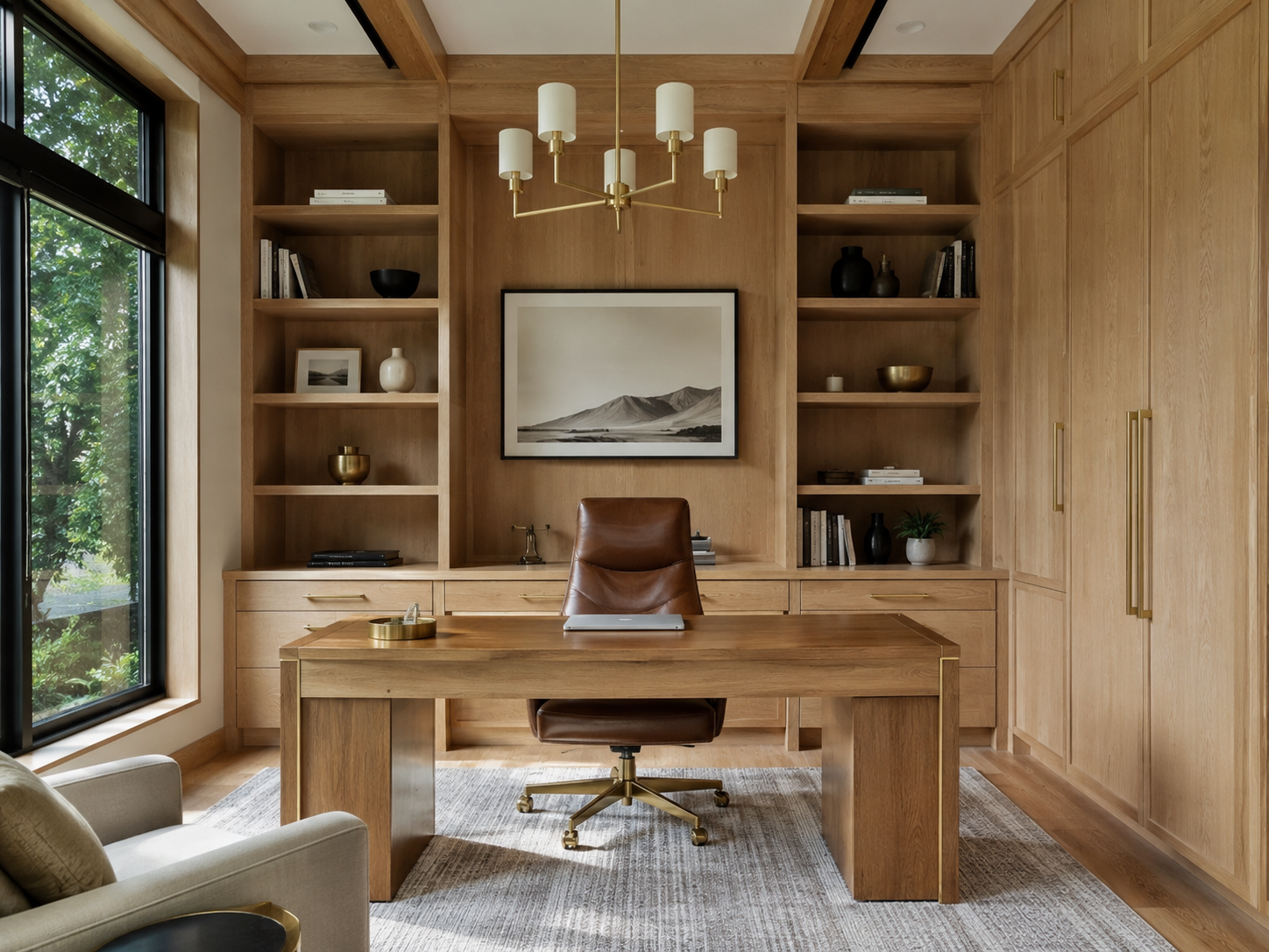 Custom built-in cabinetry by Archway Millwork